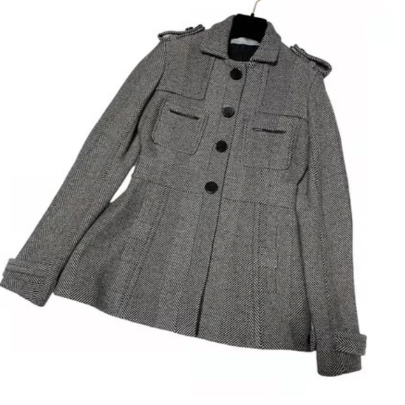 Host Pick!! Alexander Wang Wool Chevron Coat - Picture 8 of 8